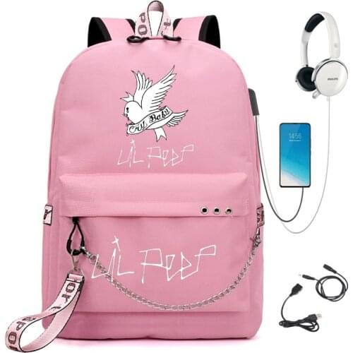 Lil peep Travel Backpack Printed Capacity men/women Harajuku Mochilas hit hop bags popular school bag