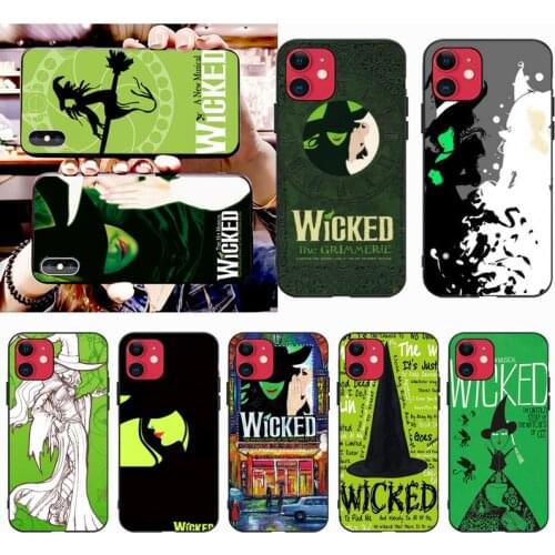 HUAGETOP New WICKED The Musical Phone Case for iPhone 11 pro XS MAX 8 7 6 6S Plus X 5S SE 2020 XR case