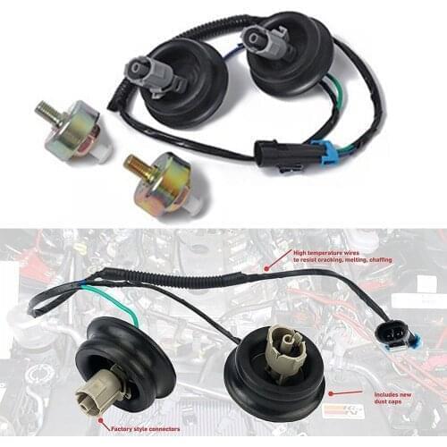 Knock Sensor for Chevy GMC Silverado Sierra Cadillac 5.3L 6.0 w/Harness