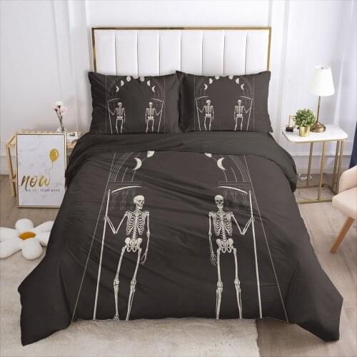 3D Quilt covers Comforter case Pillowcase Duvet cover set Bedding set King Queen Single Full Size Magic Bed Linens Home Textile