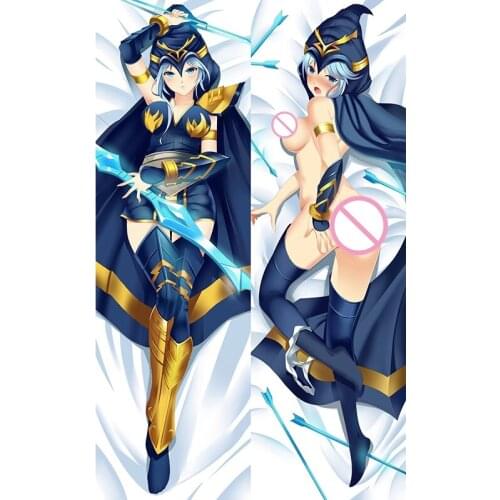Japanese Anime LOL ashe Hugging Pillow Cover Case Pillowcase Decorative Pillows 2Way 50*160cm