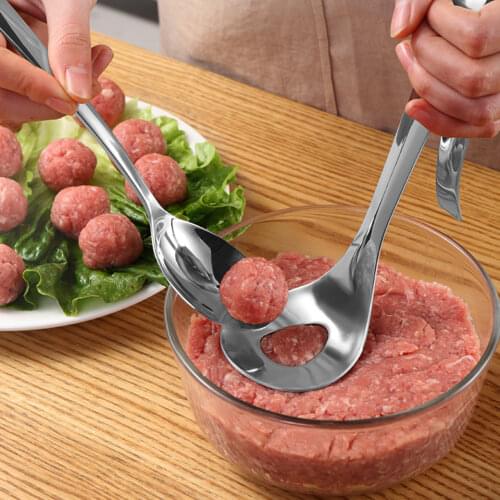 Transhome Meatball Maker Spoon Stainless Steel Non-Stick Creative Meatball Maker Cooking Tools Kitchen Gadgets And Accessories