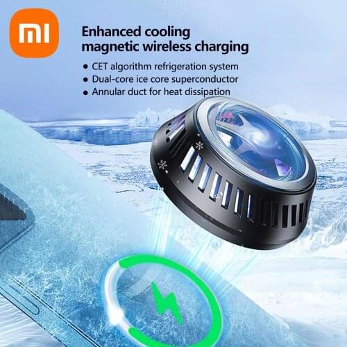 Xiaomi youpin Magnetic Cooler and wireless charging Phone Radiator For iPhone 12 Pro MacBook Pro For xiaomi samsung huawei oppo