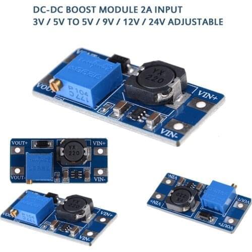 2/4/6 PCS MT3608 DC-DC Step Up Converter Booster Power Supply Module Boost Step-up Board MAX Input 3V/5V To 5V/9V/12V/24V