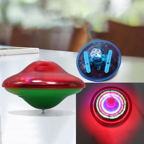 Music Spinning Top Brinquedo Funny Kids Toy Classic UFO Gyroscope Laser Color Flash LED Light ChildrenS Day Gift #30