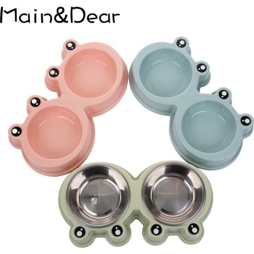 Non-slip Cat Bowls Dog Bowl Food Bowl With Water Dispenser Automatic Pet Feeder For Dogs Cats Pet Food Supplies Pet Products