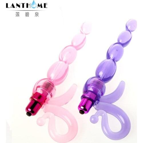 New Adult Sex Toys Vibration Silicone Anal Beads Sex Products Butt Plug Erotic Toys G-Spot Stimulation Sex Toys for Couples