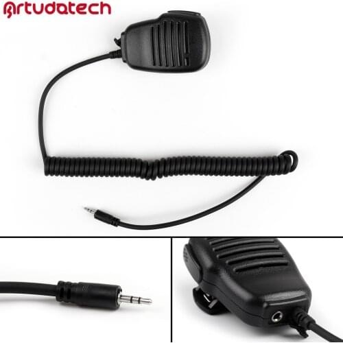 Artudatech 1Pcs Speaker Shoulder Microphone PTT For Cobra CXT545 CXT425 CXT225 CXT 545 425 225 2-Way Radio