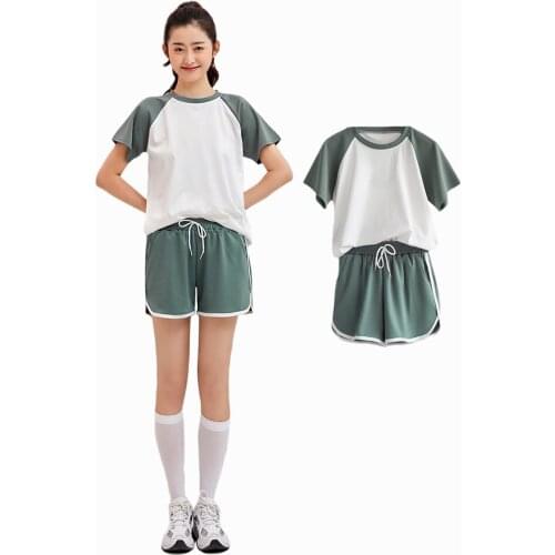 Casual Joggers Girls Tracksuit Fitness Jogging Sports Suit Casual Sweatshirt Running 2pcs Set Students School Sports Wear