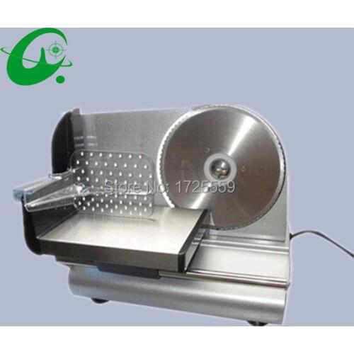 Electric meat slicer cutter, 0-15mm Thickness adjust Stainless steel Cutting meat slicer machine meat cutter 220V