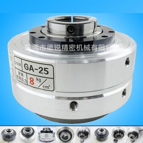 Instrument Lathe, CNC Lathe, GA25, GH25、GXL-25 Pneumatic/hydraulic Rotary Chuck