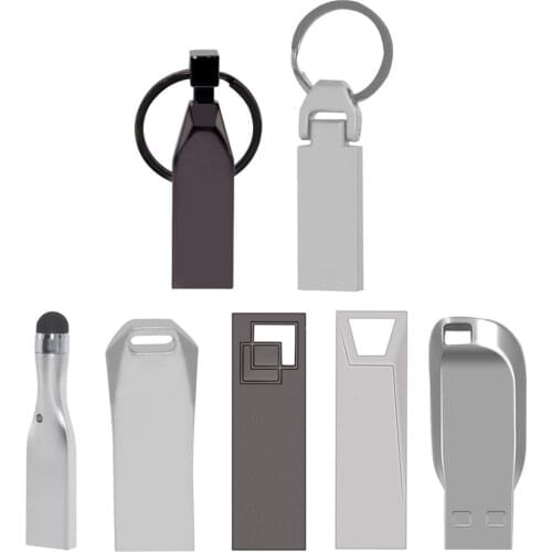 Pen drive metal usb flash drive 128GB 64GB 32GB 16GB 8GB 4GB memory cle usb stick drives high speed waterproof USB flash drives