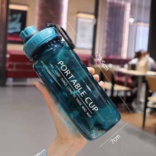 Capacity Sports Fruit Lemon Juice Drinking Bottle 600ml Transparent Plastic Water Bottles Clear Portable Plastic Water Bottle