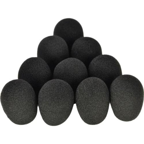 10pcs mic Foam Microphone for -Logitech G433 G533 G633 G933 G935 Headphone Replacement Foam Cover Windscreen Headset Foam