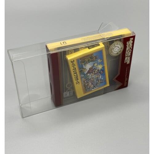 10 pcs a lot Transparent storage box display box Collection box for GBA for FC Mini game protective box