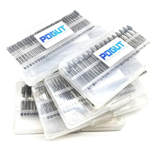 30Pieces Diamond Bit, Marble Glass Tile Plastic Milling Polishing Drilling Engraving Dremel Rotary Tool Accessories