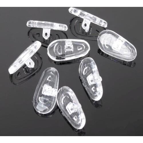 5 Pairs/Lot Lock Silicone Airbag Soft Nose Pads on Glasses Slot Type Air Cushion Health Anti-Slip Toos Universal Nose Pads