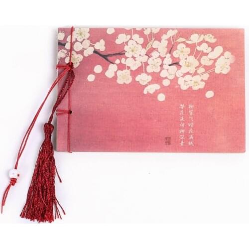 Retro Chinese Style Sketch Notebooks Cute Kawaii Kraft Paper Journal Books For Kids Writing Stationery Office School Supplies