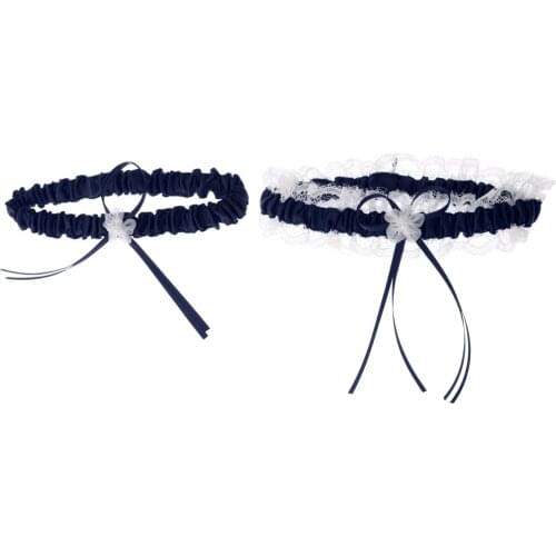 Rustic Bridal Wedding Garter Set Hen Party Lace Garter Wedding Accessory