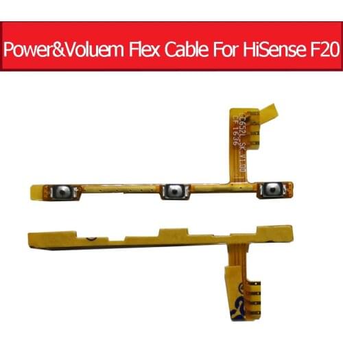 On/Off Power Volume Side Button Flex Cable For Hisense F20 Power Volume Audio Control Switch Flex Ribbon Replacement Parts