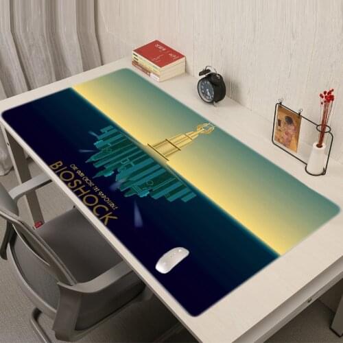 Bioshock Mouse Pad Xxl Gaming Keyboard Pads Mat Gamer Hot Large Desk Kawaii Gamers Accessories Mause Anime Computer Girl Carpet