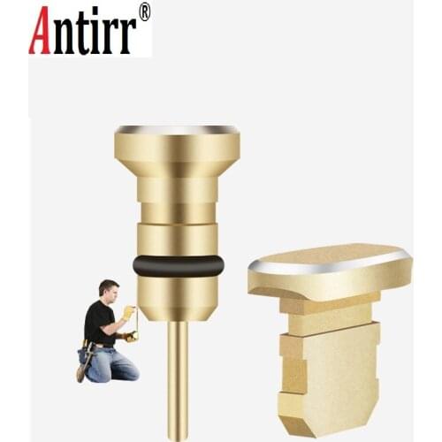Fashion Metal Dust Plug Phone 2 in 1 For iphone Samsung Mobile phone Micro USB 3.5mm Sim Card Tray Eject Pin Tool Accessor