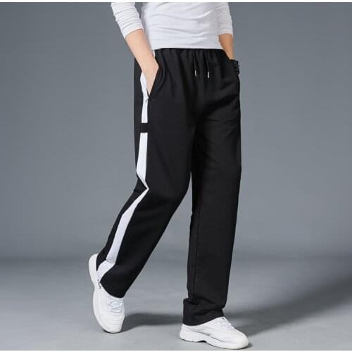 Men Pants Loose Sport Sweatpants Fitness Training Pants Mens Straight Trousers H38