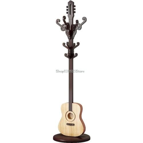 Nordic Floor Net Red Hanger Living Room Bedroom Clothes Rack Hotel Lobby High-end Creative Solid Wood Coat Rack