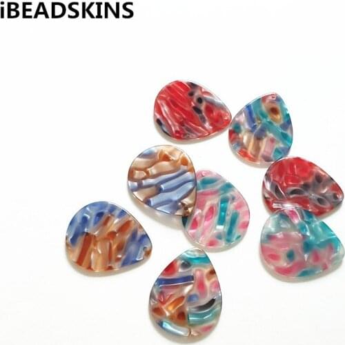 New arrival! 50pcs 34x28mm acetic acid drop-shape charm for earrings accessories,Earring parts,jewelry making DIY