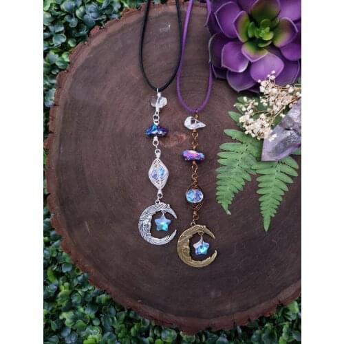 Moon Face Car Charm, Protection Car Decor, Witchy, Boho Car Charm,Suncatcher for Car,Car Accessory Jewelry