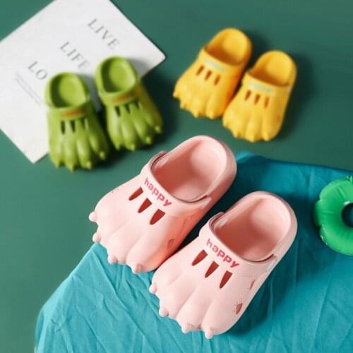 New Fashion Children Garden Shoes Boys Girls Cartoon Sandal Summer Slippers High Quality Kids Garden Baby Sandals 15-22cm