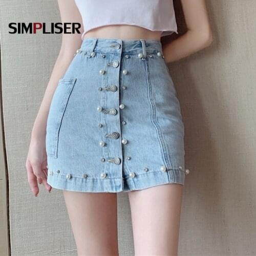 Simpliser Denim Pencil Skirts