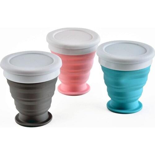 Collapsible Cup Cute Cup Bottle Portable Silicone Coffee Cup Travel Outdoor Sports Folding Tea Cup Retractable Plastic Water Cup