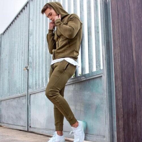 Running Sports Tracksuits Men Sportswear Suits Sweatshirt Sweatpants Male Gym Fitness Training Hoodie Pants Sets Jogging Suits