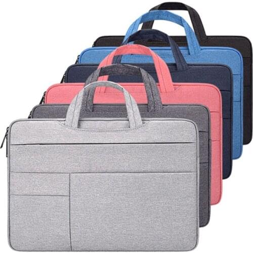 Mens Women Laptop Bag 13 14 15 Inch Computer Cover Notebook Case Handbag for Macbook Air Pro M1 Xiaomi Huawei HP Briefcase Bags