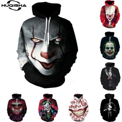 New 3D Printed Joker Kids Boy Girl Childs Play Character Hoodie Fashion Casual Men Women Unisex Hoodies Streetwear Sweatshirt