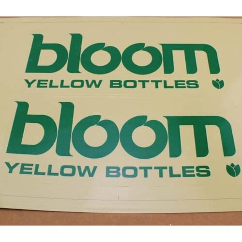 UV Resistant Custom design Die Cut Car Bumper Logo sticker Printing wholesale bus body sticker printing