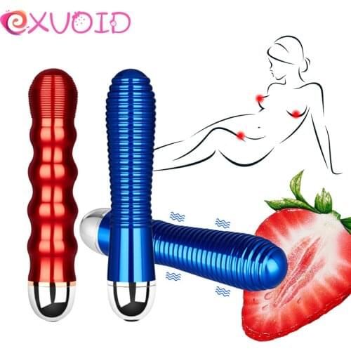 EXVOID Vibrating AV Stick G-spot Massager Sex Toys for Women Dildo Vibrators for Woman Sex Shop Metal Vibrator Intimate Goods