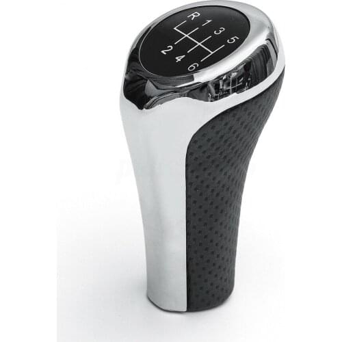 Interior Parts Gear Stick For BMW E60 E46 E90 E39 E87 5 Speed Shift Knob Black Leather Fashion Gearbox Shift Knob For X1 X3 X5