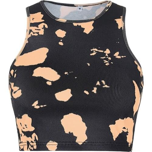 Women Sports T-Shirts, Wrapped Cropped Top, Casual Sleeveless Ruffle Summer Round Neck Outerwear