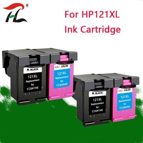 2set 121XL Compatible for HP 121XL Ink Cartridge 121 for HP Deskjet D2563 F4283 F2483 F2493 F4213 F4275 F4283 F4583 printer