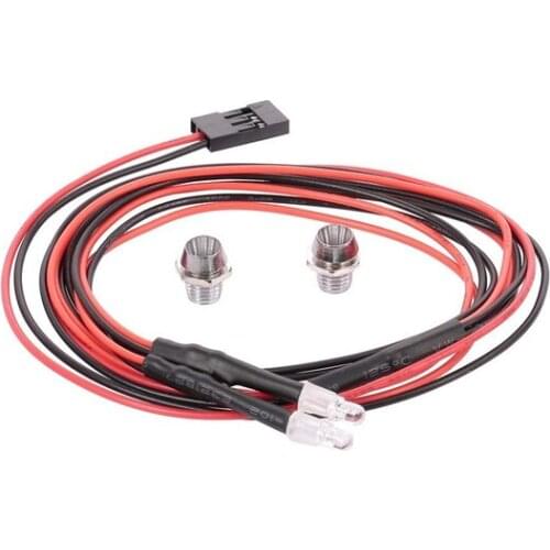 2 LED Light Rear Light Car Tail Light for WPL C14 C24 B14 B24 B16 B36 Q60 Q61 Q62 Q63 Q64 Q65 RC Truck