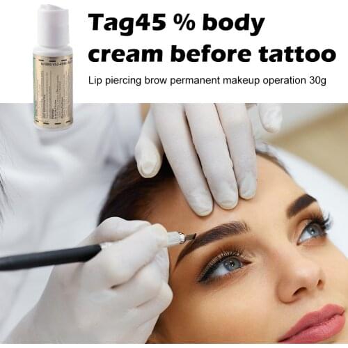 30g Tattooing Numb Cream Eyebrow Lip Body Permanent Makeup Numbing Paste