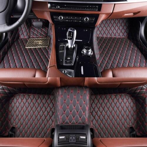 Custom Car floor Mat Fit For Toyota Prius XW50 2015 2016 2017 2018 2019 2020 2021 Leather auto accessories Car Carpet