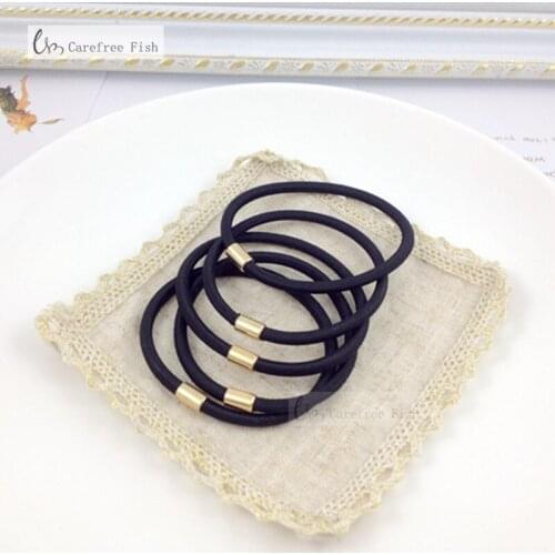 Carefree Fish Black Hair Ties