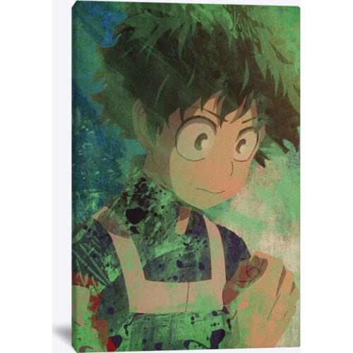 Deku Izuku Midoriya Boku no Hero Academia Wall Art Canvas Decoration poster prints for living room Home bedroom decor Painting