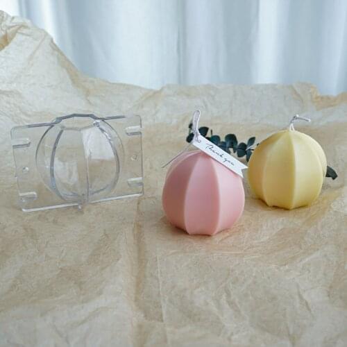 Ball Shapes Candle Mold DIY Candle Making Model Handmade Crafts Candle Making Molds Spherical Shaped Plaster Aromatherapy Candle