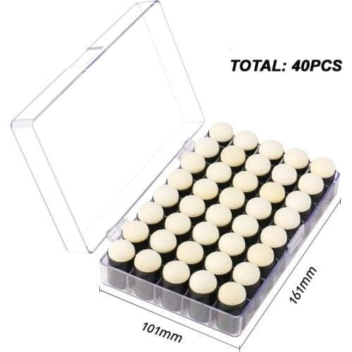 40pc Blending Tools Sponge Dauber With Display Storage Box Drawing Painting Brushes for Scrapbooking Card Handmade