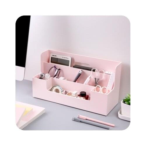 Multifunctional Office Desk Sets Desk Accessories Stationery Desk Organizer Classified Office Organizer Plastic Storage Box