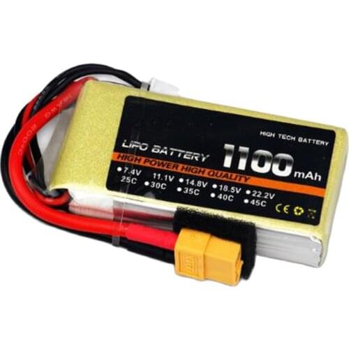 35c 1100mah airplane model battery 7.4v 11.1v 14.8v 18.5v aeromodeling battery model aircraft li-polymer battery drone battery